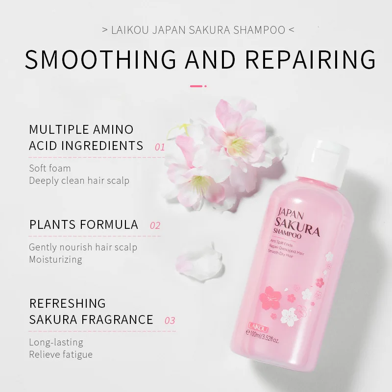 LAIKOU japonya Sakura şampuan  - Hair Care Japanese incelemesi ve fiyatı