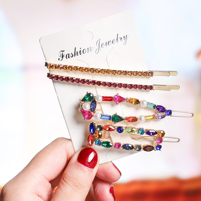 2020 yeni renkli kristal moda  - Bobby Pin Bulk incelemesi ve fiyatı