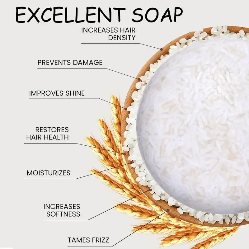 Organik Pirinç Şampuan Sabunu  - Hair Care Elseve incelemesi ve fiyatı