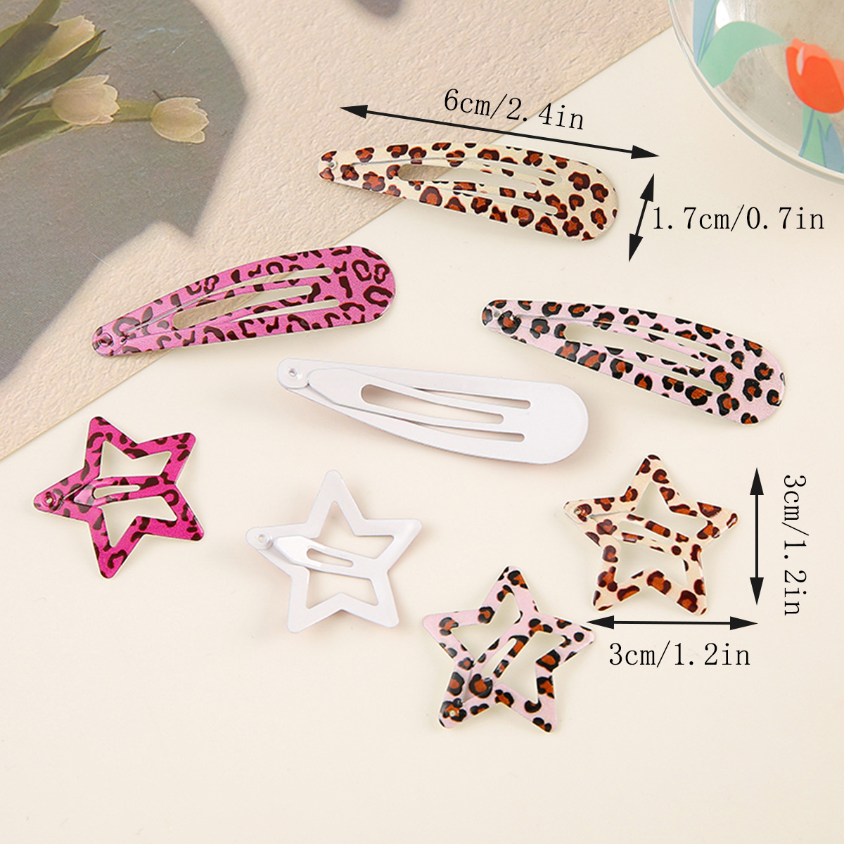 Basit Leopar Desenli Toka Seti - Bobby Pin Bulk incelemesi ve fiyatı